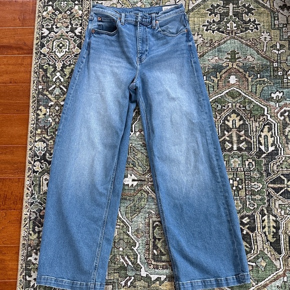 GAP High Stride Wide-Leg Ankle Jeans 6T - Picture 5 of 7